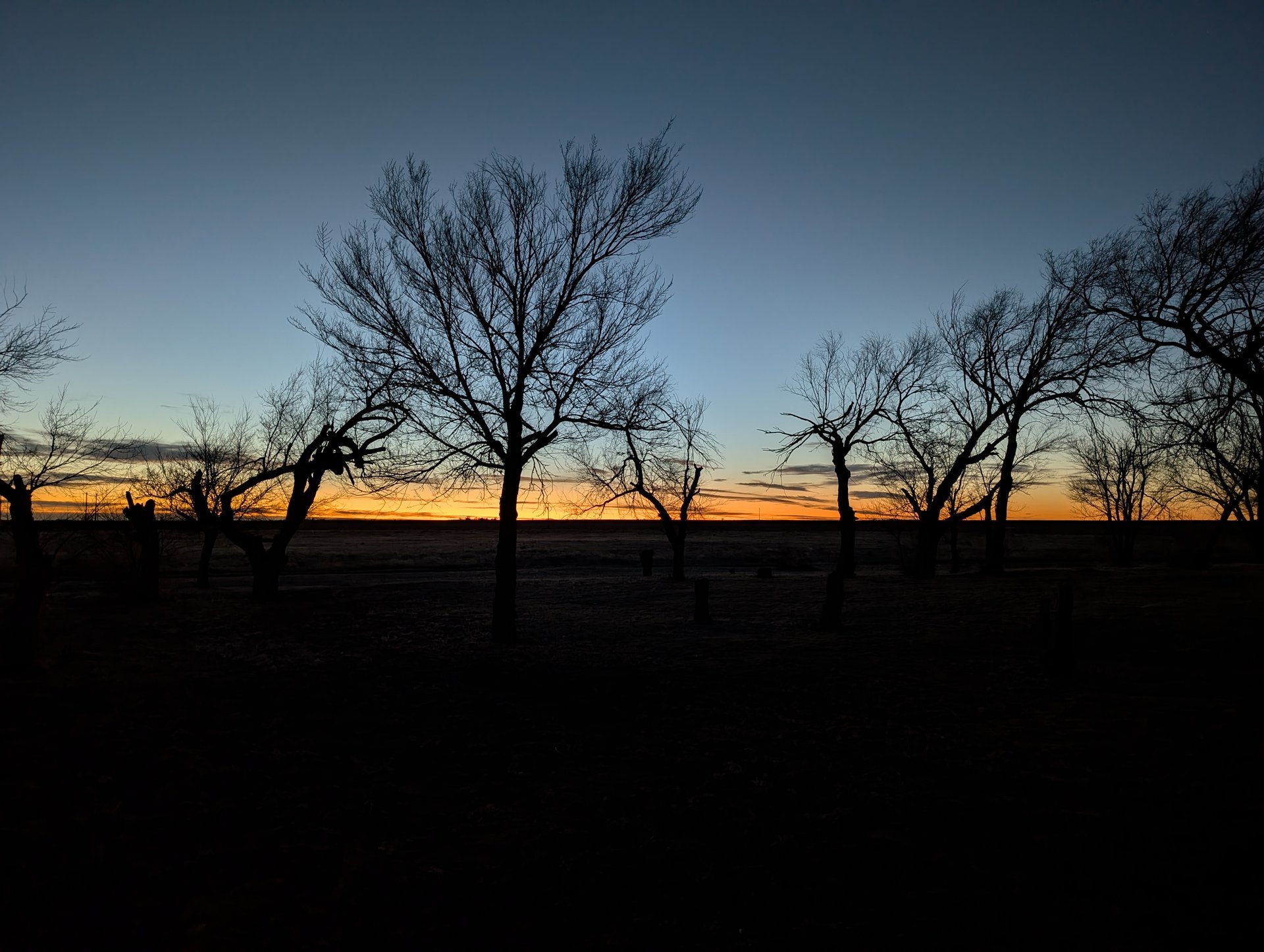Sunrise at Black Mesa