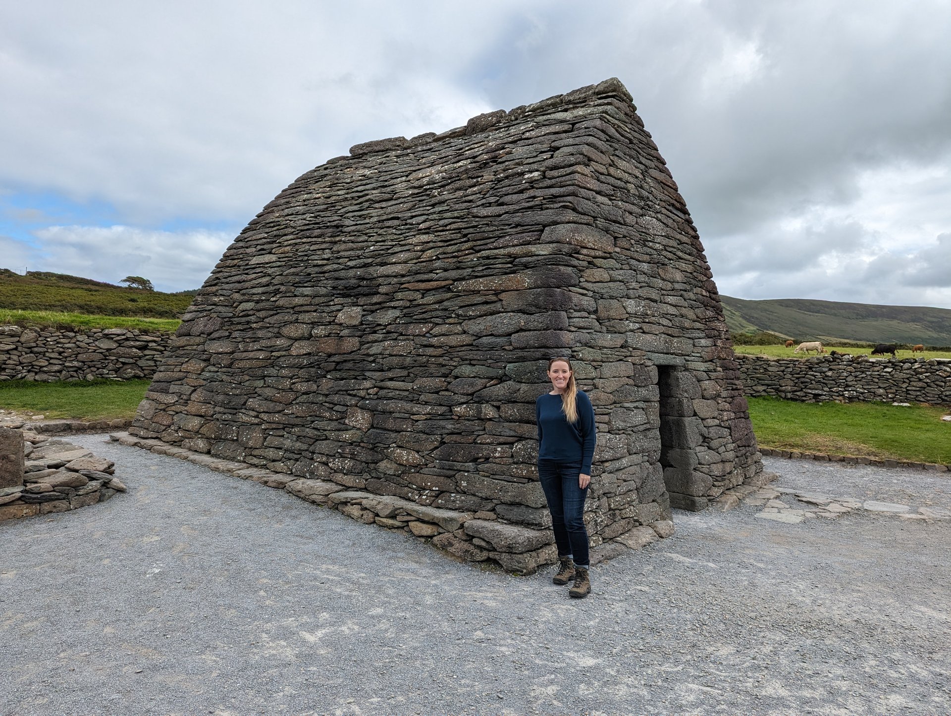 Ancient beehive hut on the Slea Head Drive