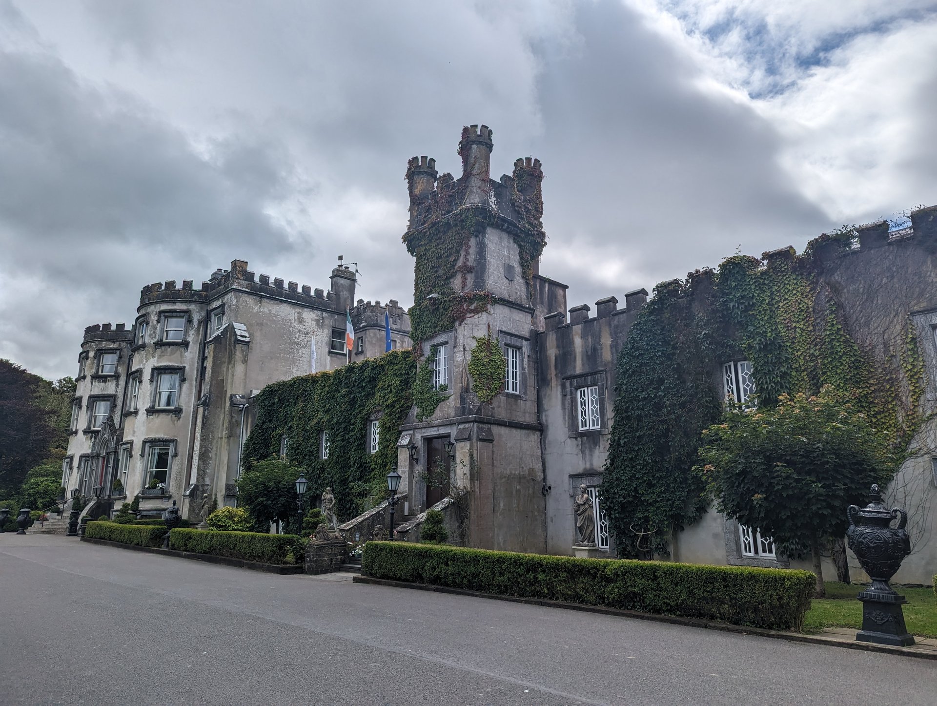The fairy-tale exterior of Ballyseede Castle