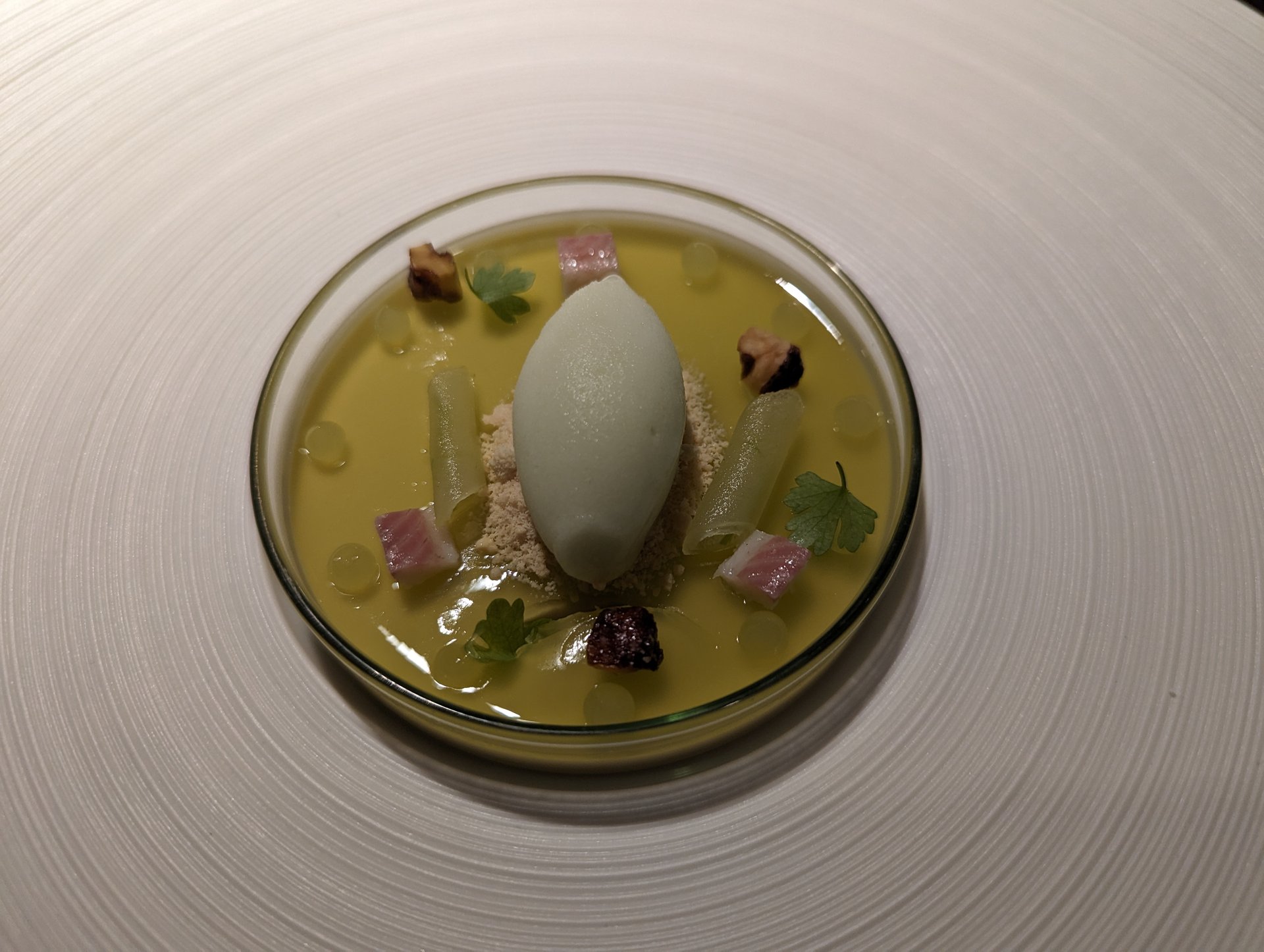 An artful dish at Chapter One
