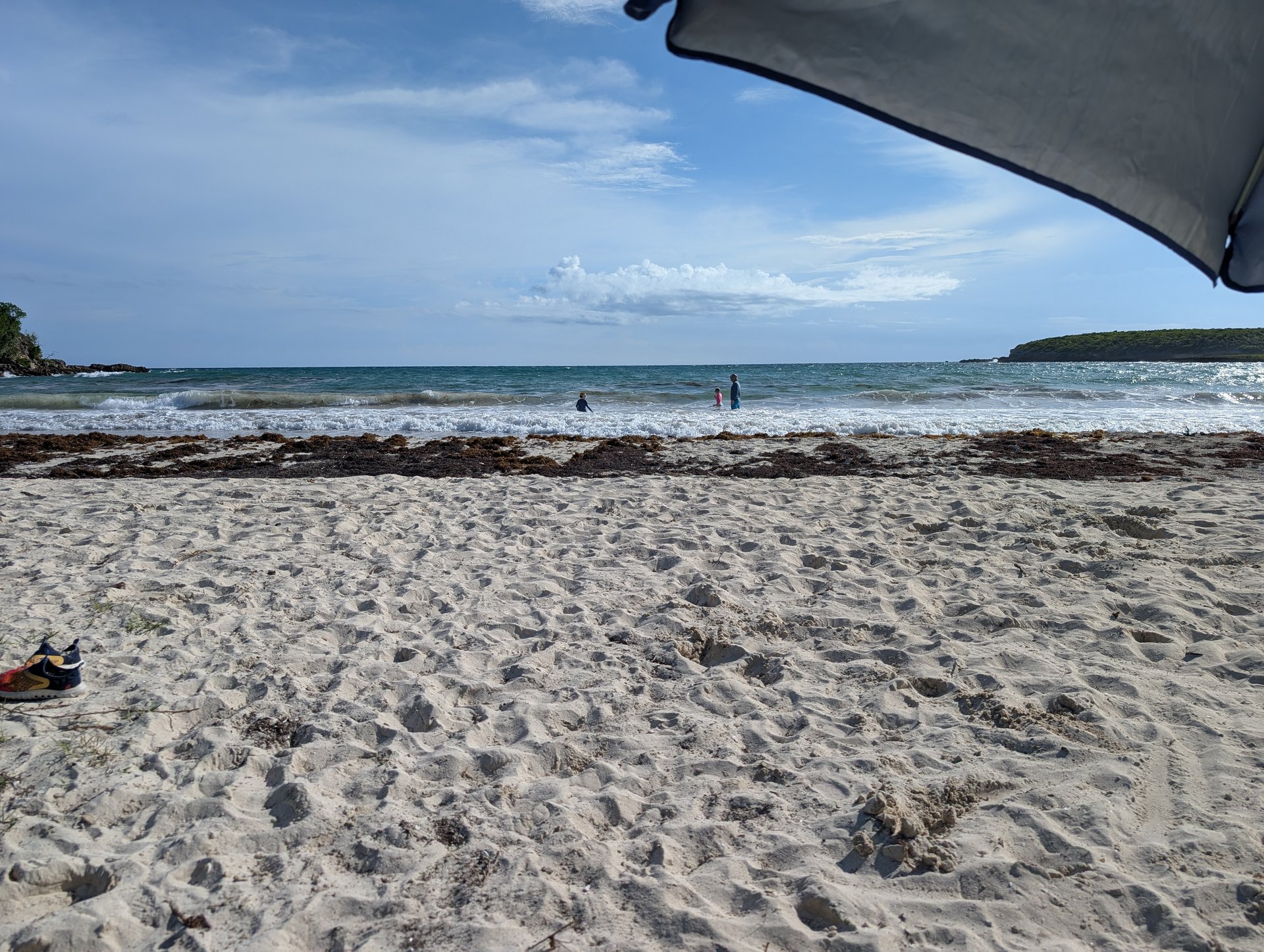 Cape Air flight to Vieques with stunning coastal views